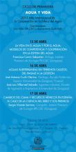 Ciclo primavera Agua y Vida IPE-CSIC